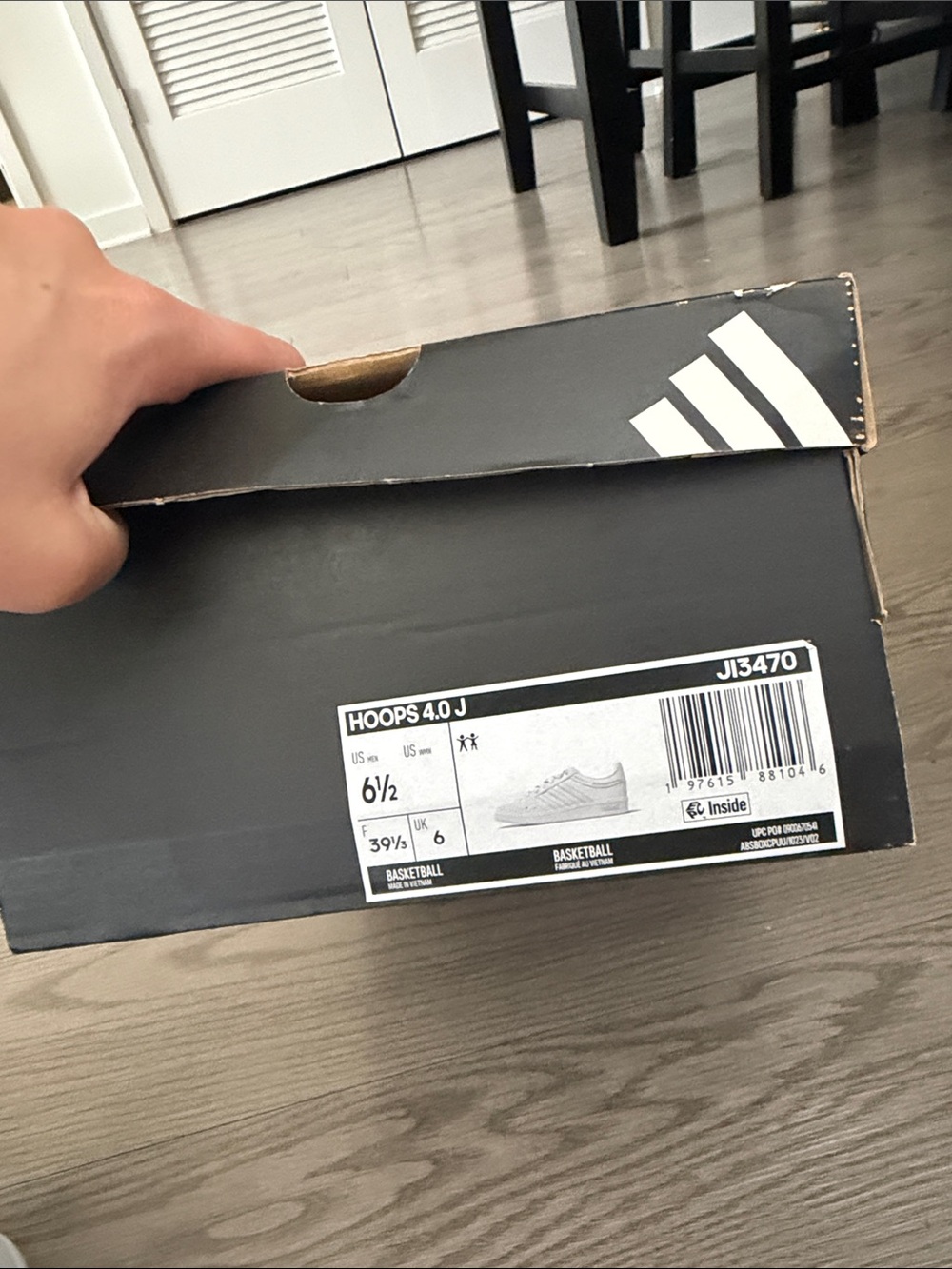 Adidas hoops 4.0 low-top sneakers - Picture 7 of 9